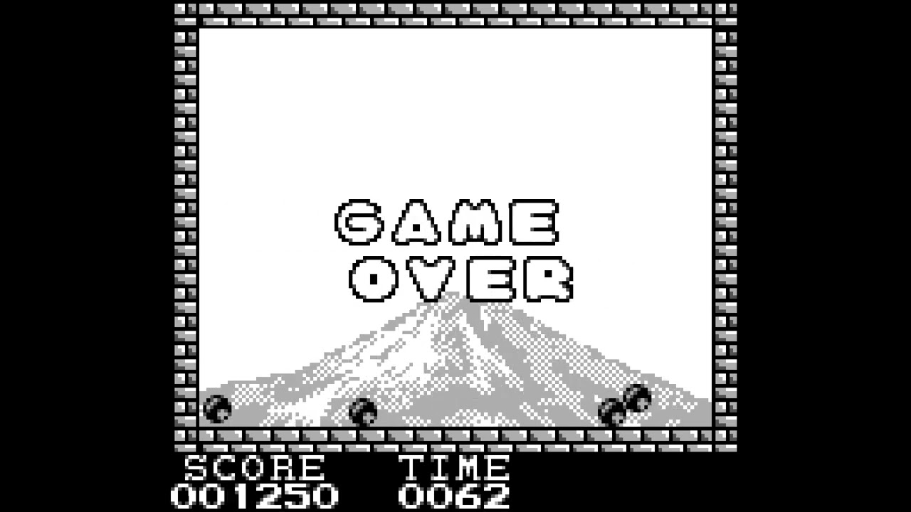 Game Over: Buster Bros (Game Boy)