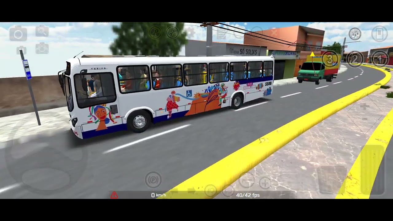 Proton Bus Mapa são Luis linha são Raimundo 