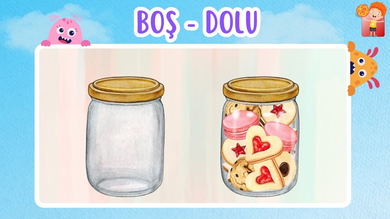 🥤 Boş - Dolu Kavramı / 🎈 Eğlenceli Etkinliklerle Keşfet!