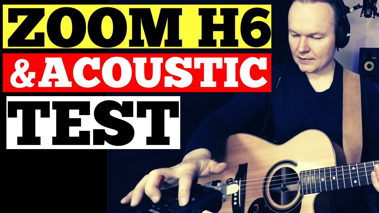 Recording Acoustic Guitar & Zoom H6 Recorder - Testing Mic Placements