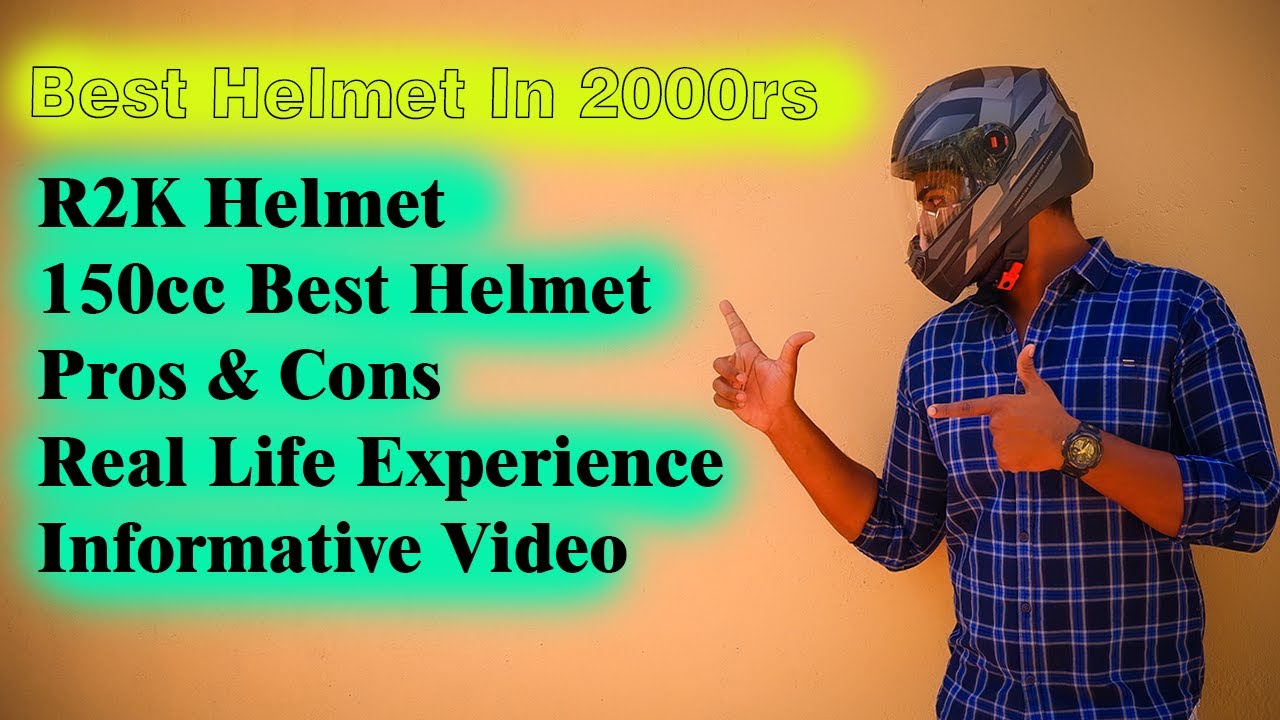 Best Helmet Under 2000rs | R2K Helmet Steelbrid | Mr Padmanaban