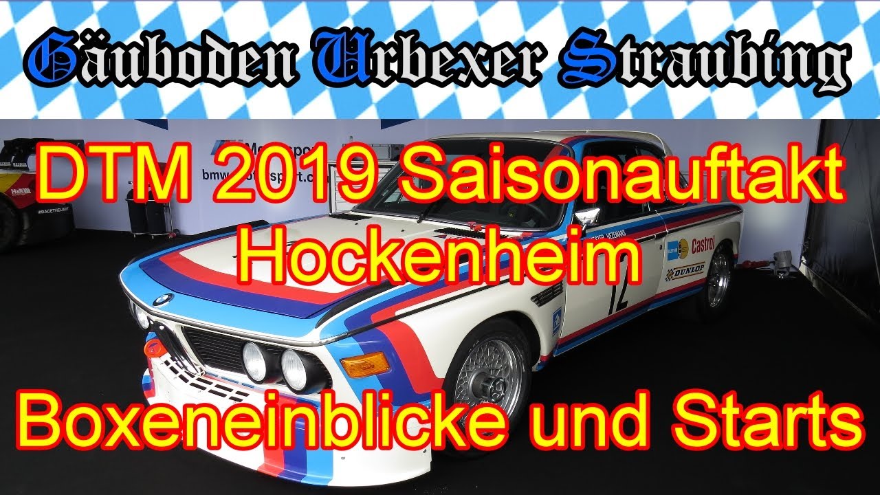 🏎 DTM Saisonauftakt Hockenheim 2019 - Boxeneinblicke und Starts - Mai 2019 - # 035