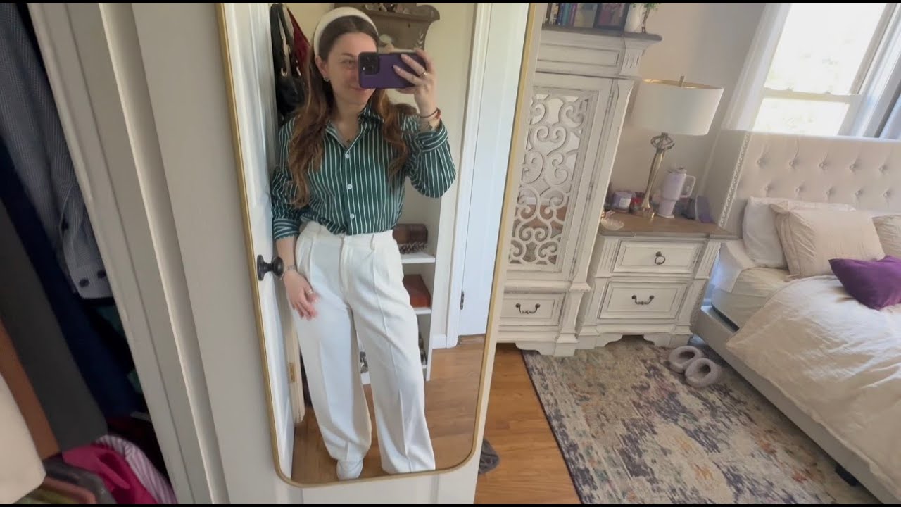 What I Wear to My 9-5 in NYC | Chic Amazon Workwear You’ll Actually Love!💚 #workwearinspo