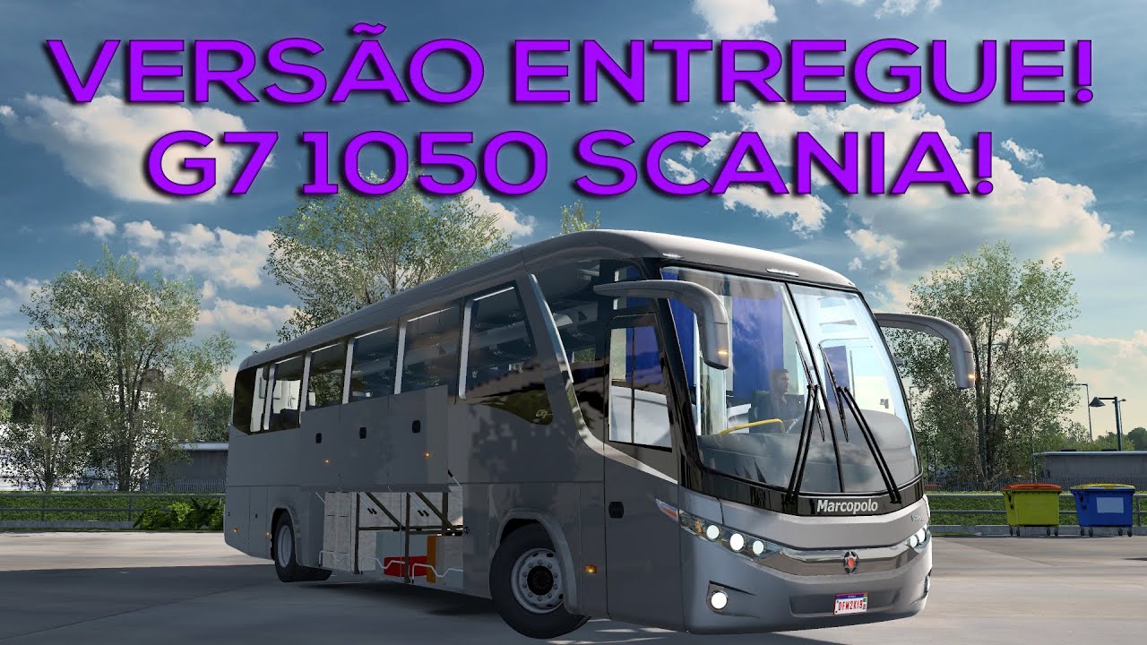LAN&Ccedil;OU! - VERS&Atilde;O ENTREGUE DO MARCOPOLO PARADISO G7 1050 SCANIA! - BY DFMODELS/ALBERNAZ3D!