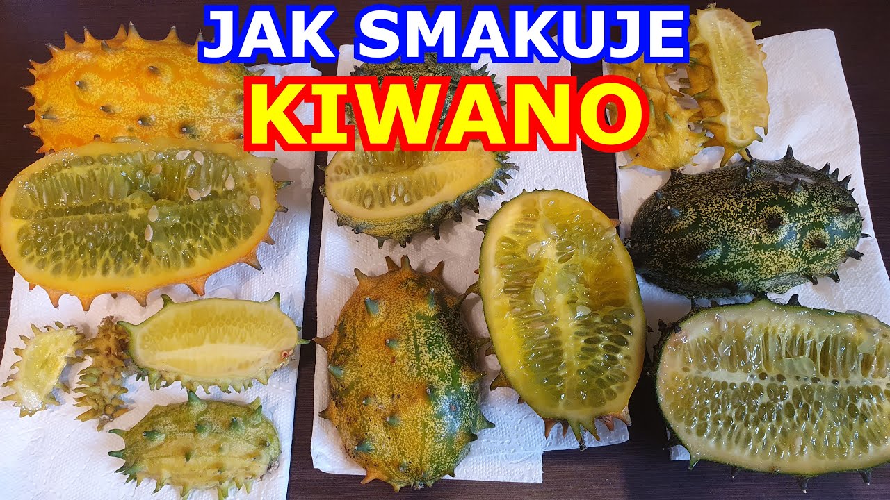 Jak SMAKUJE i WYGLĄDA Kiwano w różnym stadium rozwoju