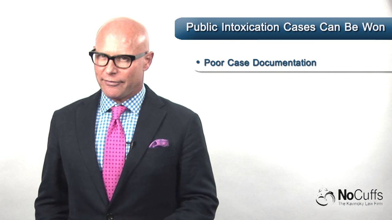 How To Fight A Public Intoxication Charge