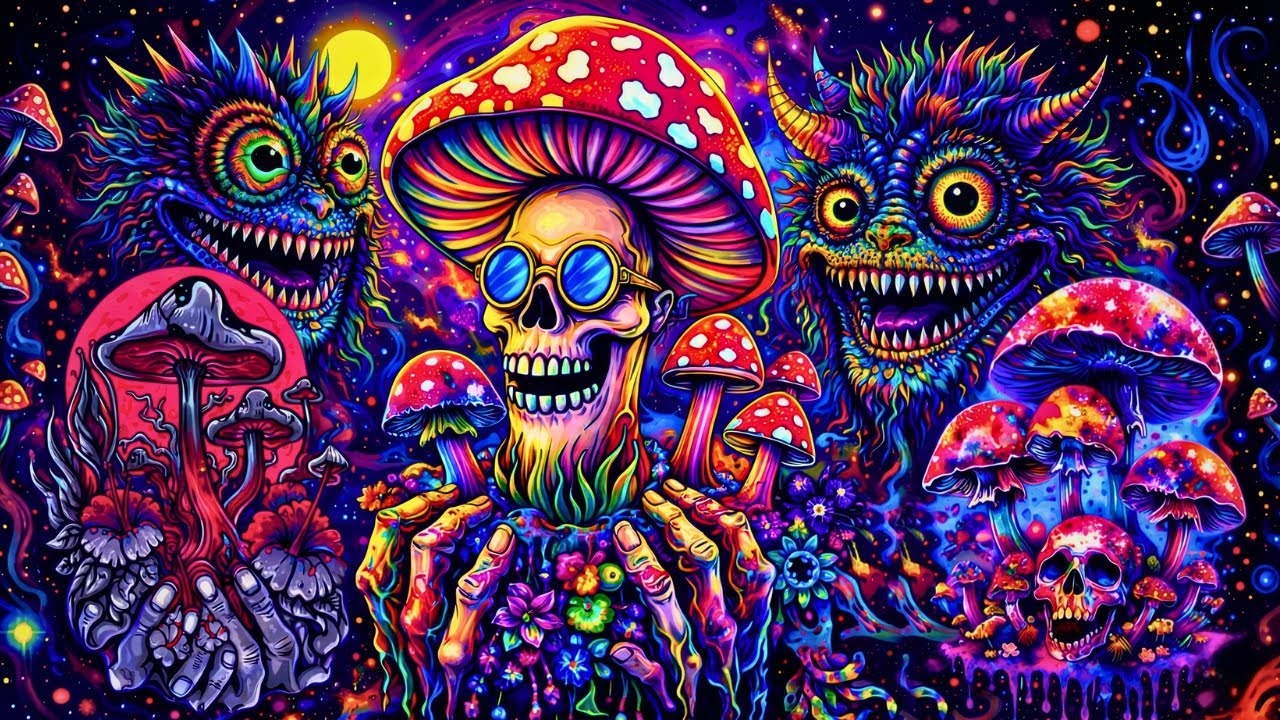 Psychedelic Hallucination Trip | Trippy Visuals That Melt Reality 4K