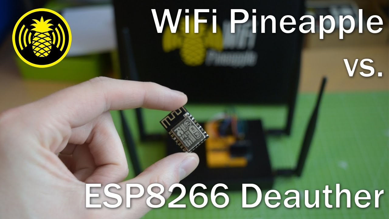 Testing WiFi Pineapple with ESP8266 Deauther