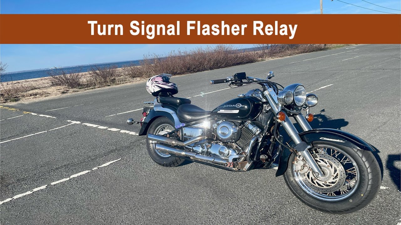 Motorcycle Flasher relay replacement Yamaha vstar 650 xvs Classic