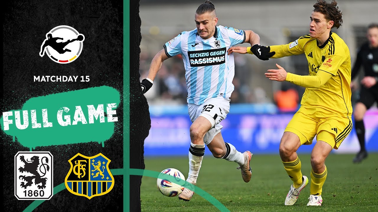 1860 M&uuml;nchen vs. 1. FC Saarbr&uuml;cken | Full Game | 3rd Division 2025/26