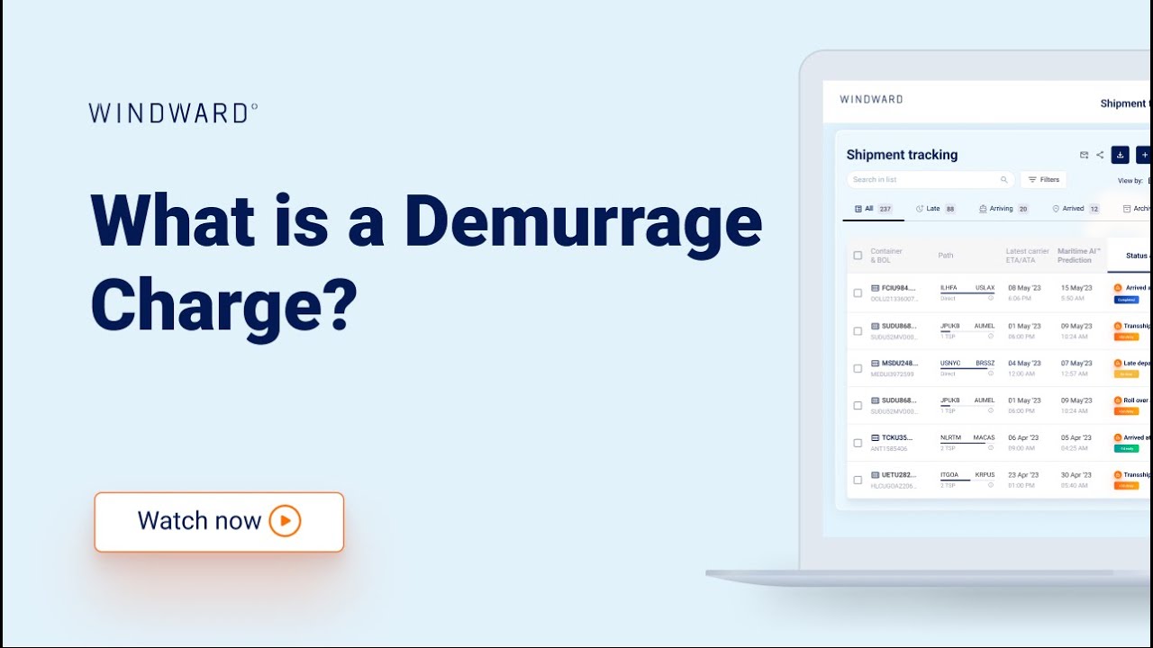 What is a Demurrage Charge?