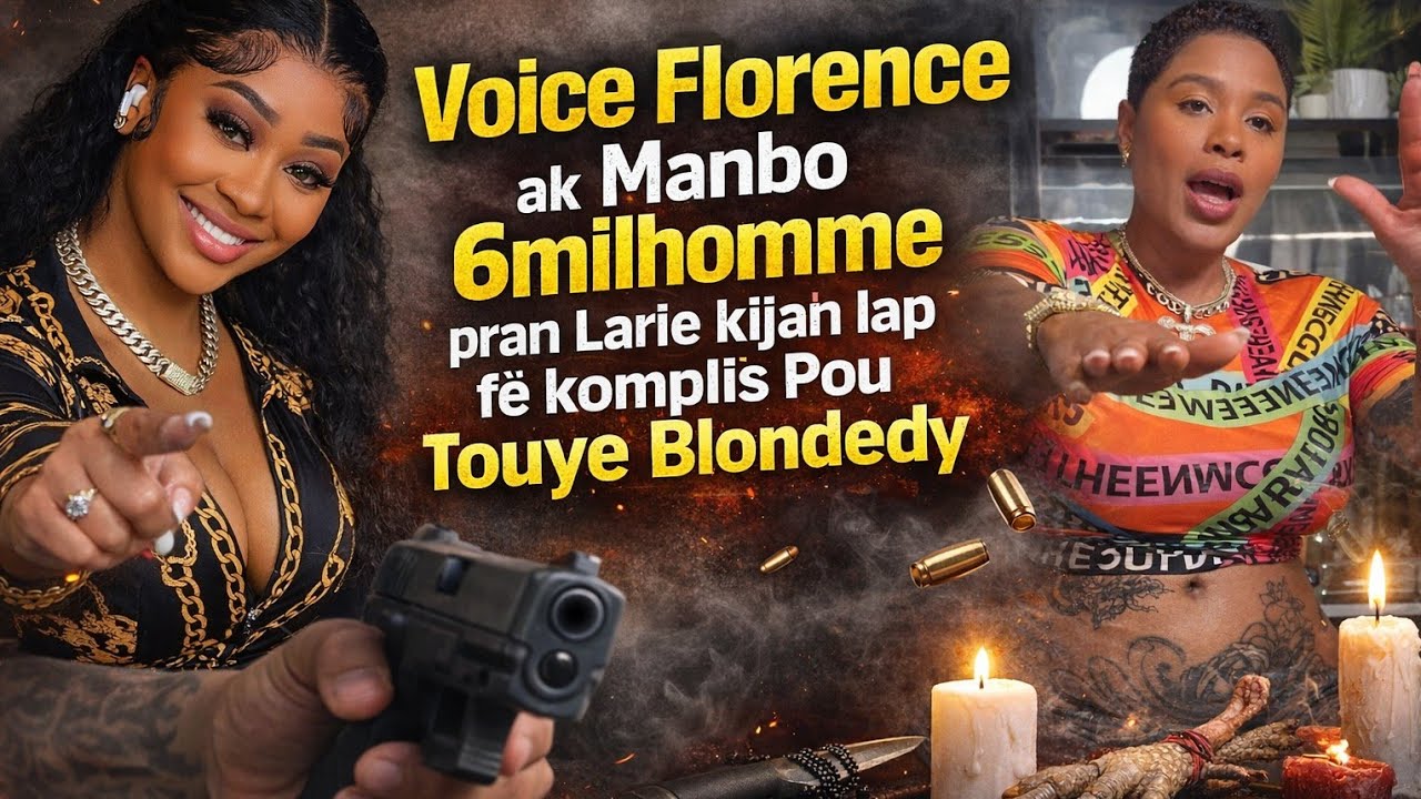 Voice Florence ak Manbo 6mil homme pran larie kijan lap fè komplis Pou touye blondedy