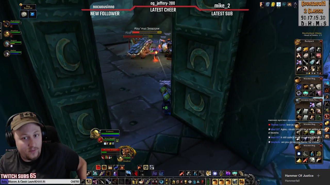 CLASSIC WOW Beta - Fresh Dad-gamer | 30 Hunter twinking, farming