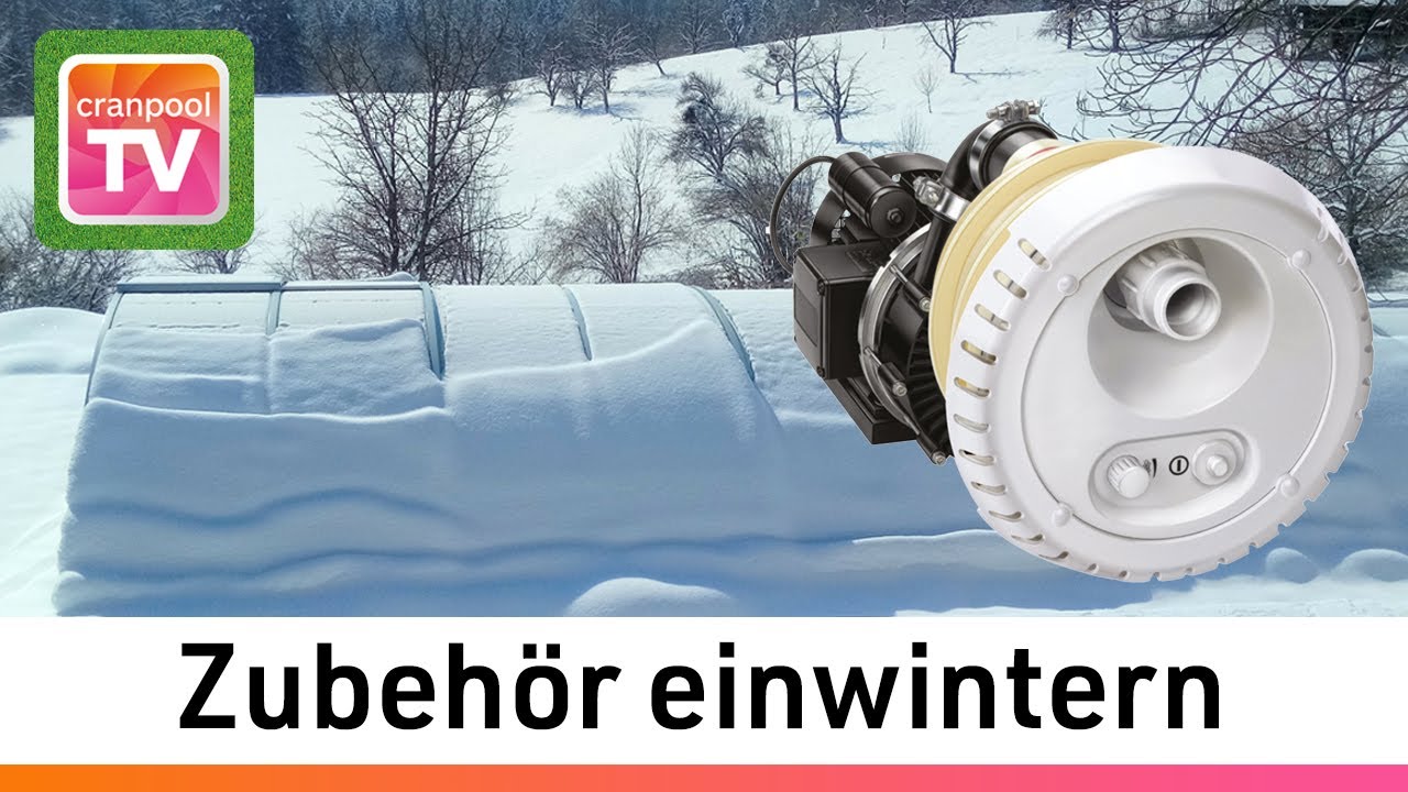 SO winterst du im Winter dein Poolzubeh&ouml;r ein