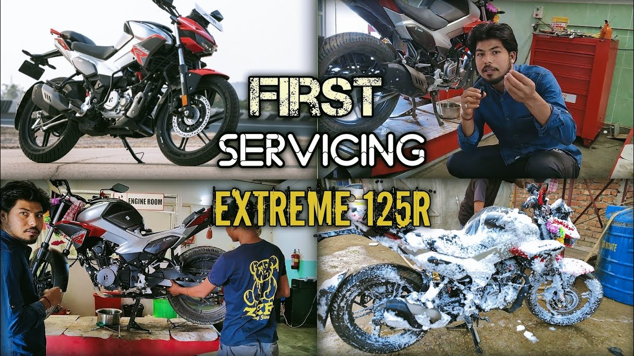First Servicing | Hero Xtreme 125R |😱
