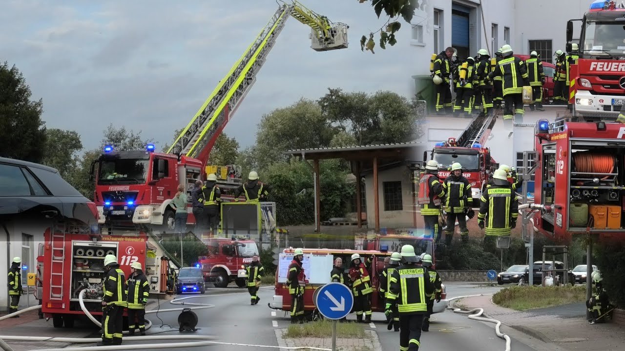 [F_Gewerbebetrieb] Brennt PKW in Werkstatt// Einsatz Feuerwehr Bad Essen-Eielst&auml;dt-Wittlage