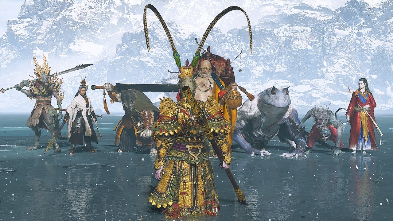 Monkey King Sun Wukong vs All Chapter 3 Bosses - Black Myth Wukong Fight