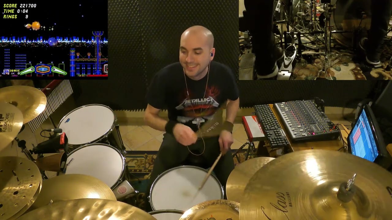 Sonic The Hedgehog 1 & 2 - MegaMedley - Drum Cover