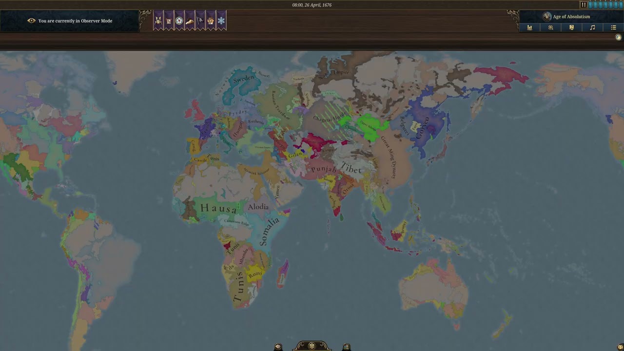 Rise of the Ottomans? EU5 Timelapse 1337 - 1704