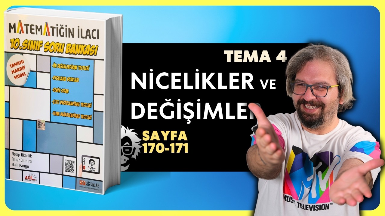 10  Sınıf Matematiğin İlacı |170-171 Sayfa | Tema 4  | Maarif Model