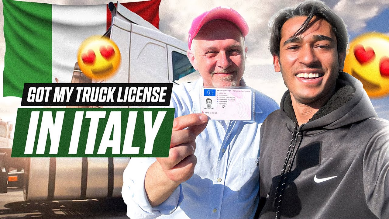 Got My Truck License in Italy 🇮🇹 | Pahla Din Driver Job Py 🚛