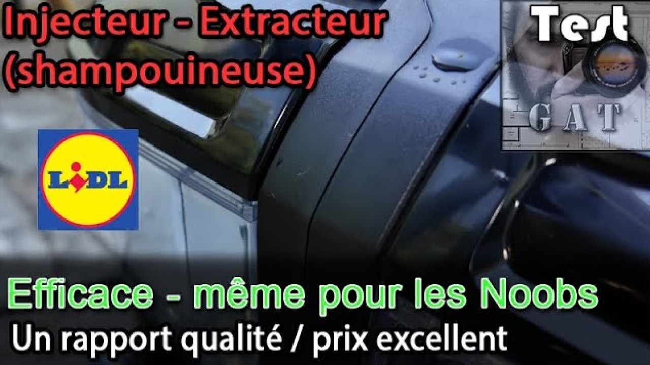 Le Shampouineur Injecteur/Extracteur LIDL (SPR 800 A1) Vaut-il le Coup ? Par des Novices ! 🤔 [test]