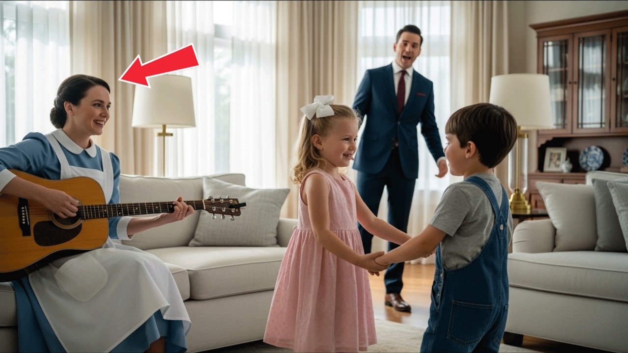 TIRED MILLIONAIRE GETS HOME AND IS SHOCKED TO SEE HIS DAUGHTER PLAYING WITH THE EMPLOYEE’S SON