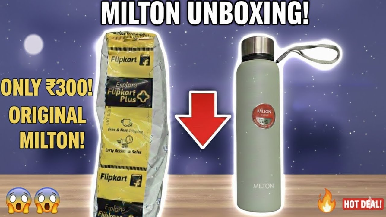 Best Milton Bottle Under ₹300! 🍶 Original Milton Unboxing & Quality Test 🔥- Varuntoychannel 
