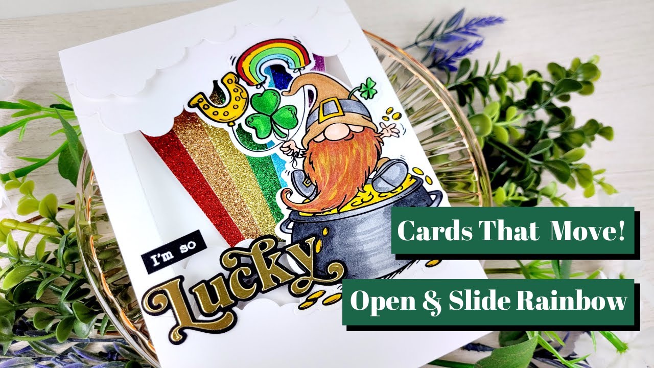 Open & Slide Interactive Card with New Trinity Release