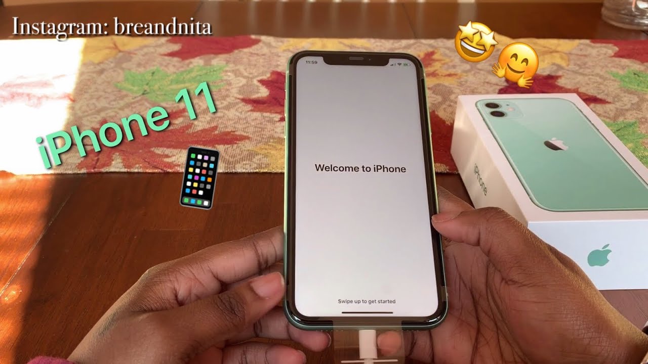 NEW IPhone 11 Green Unboxing + SetUp 🤑🤩