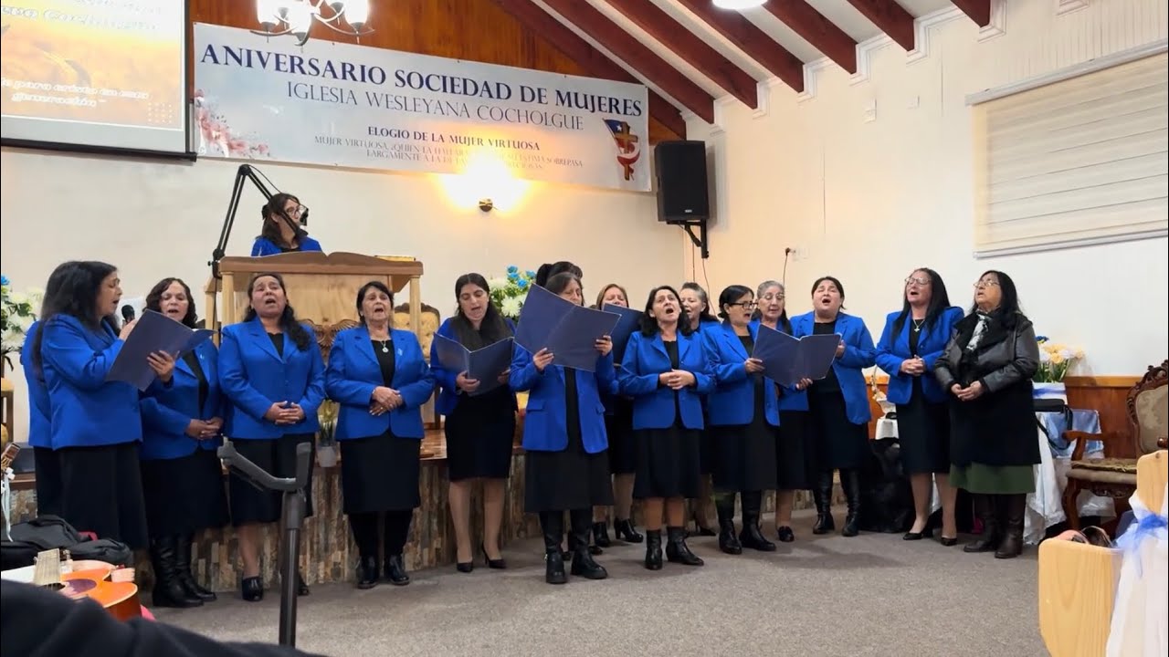 Alabanza “La mujer del manto” Sociedad de mujeres MEW Iglesia Cocholgüe