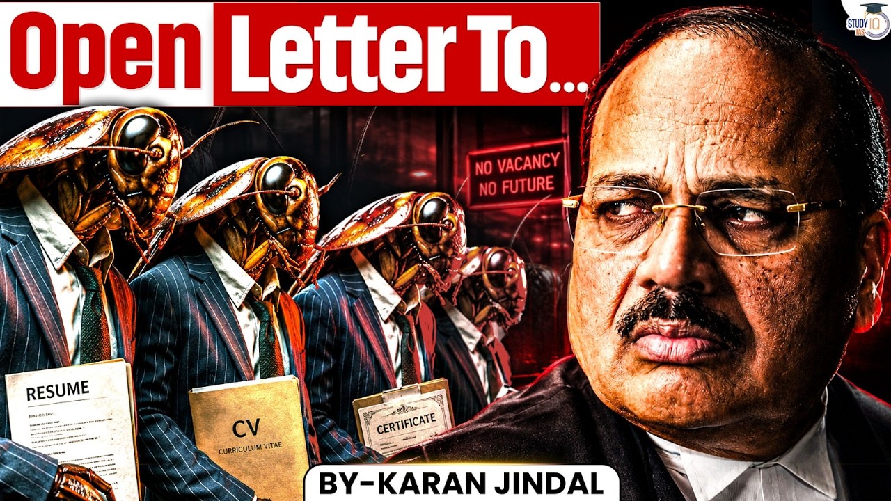 Unemployed Youth Are Like Cockroaches? | CJI Suryakant&rsquo;s Statement Explained | StudyIQ IAS