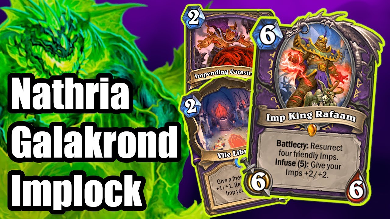 Nathria Galakrond Implock | Theorycraft Highlight Games | Wild Hearthstone