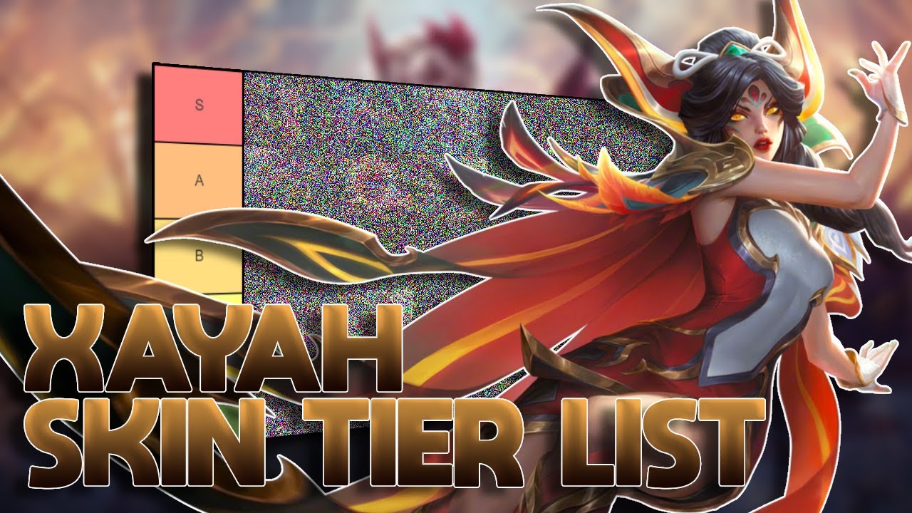 TIER LIST DAS SKINS DA XAYAH (MUITA PENA)
