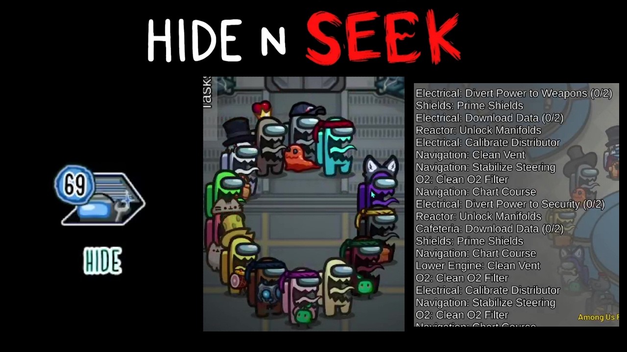Among Us Hide N Seek, But I Modded the Settings (Crazy)