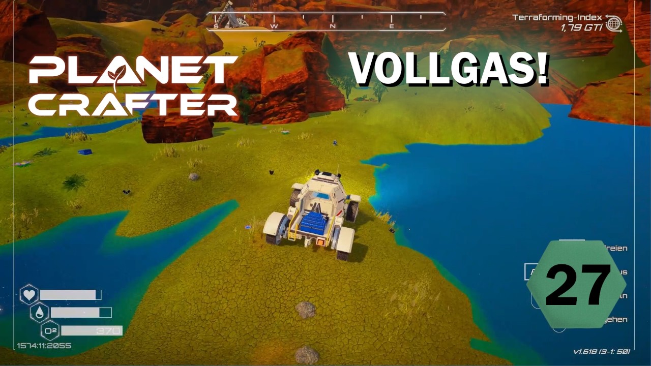 Planet Crafter #27 – Endlich unendlich Sauerstoff! 💨 Mit dem Rover durch die neue Welt