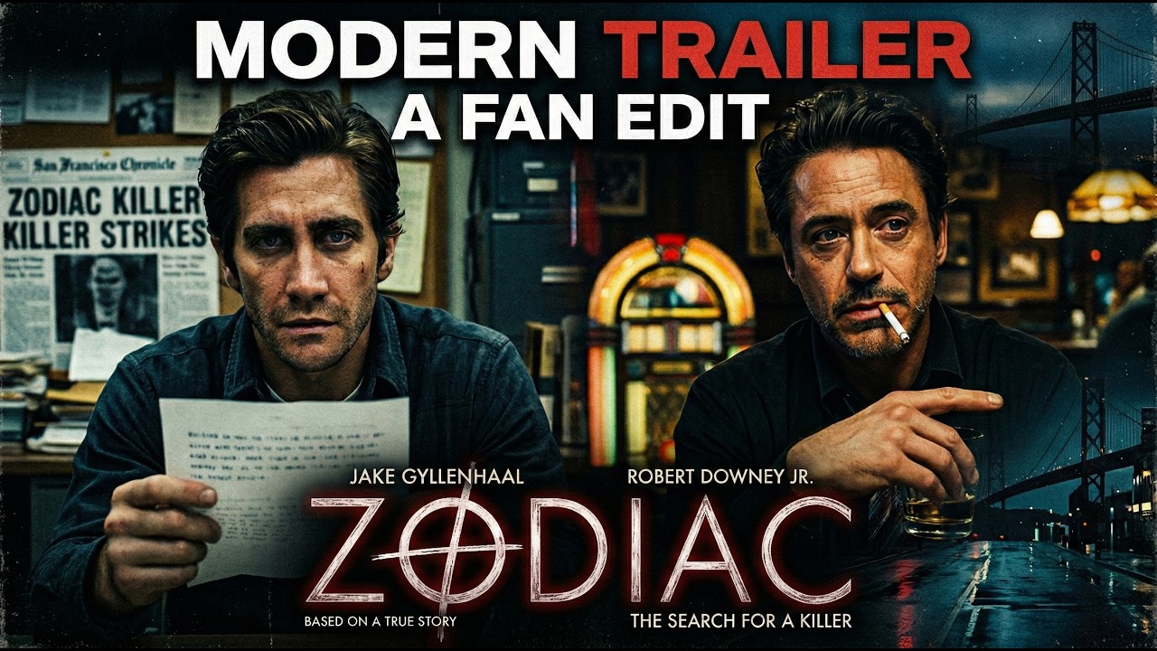 ZODIAC (2007) Fincher | Downey Jr | Gyllenhaal | 4K Ultra HD Modern Trailer