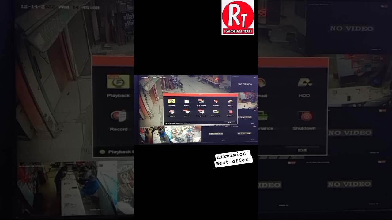hikvision dvr online setting #cctv