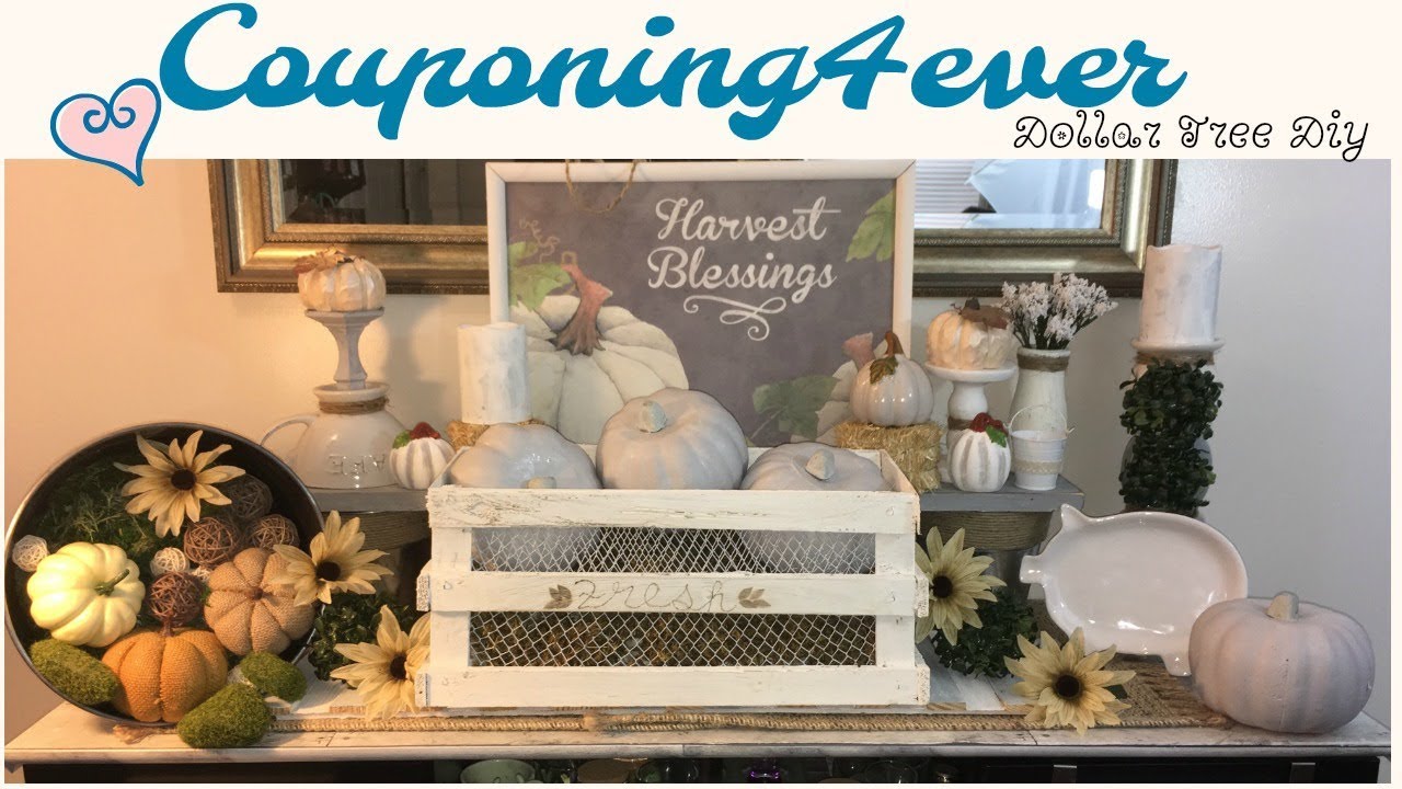 DOLLAR TREE DIY FARMHOUSE FALL DECOR