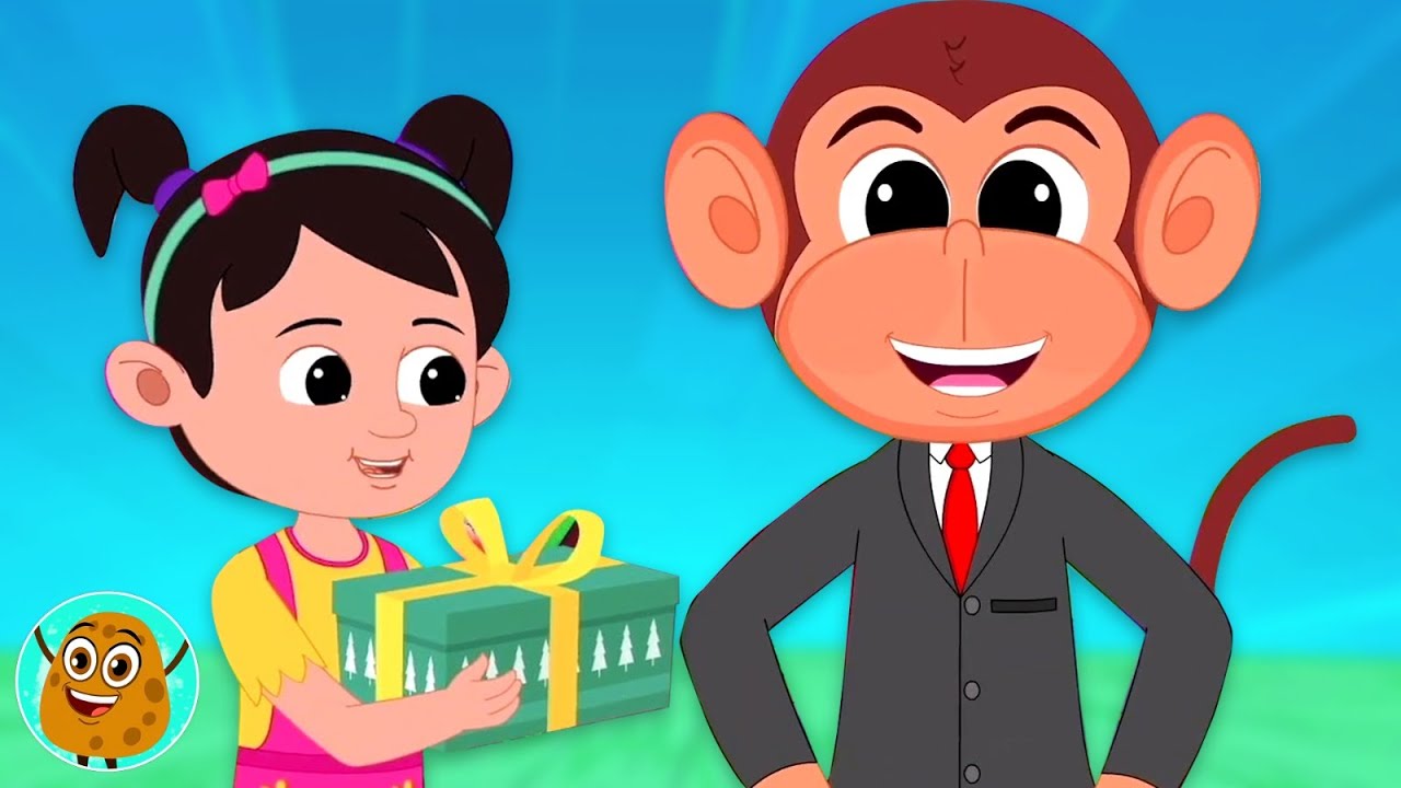 Bandar Mama Ki Mastani Chal, बंदर मामा, Hindi Rhymes for Children