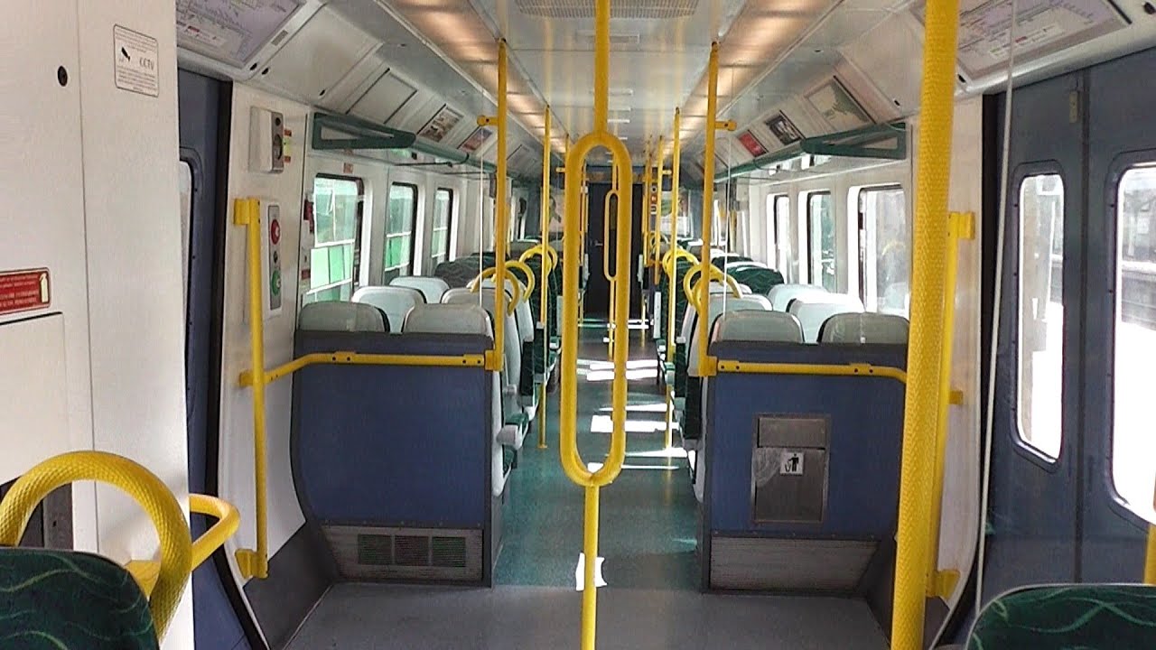 Onboard an IE 29000 Class Commuter Train - Tara Street, Dublin