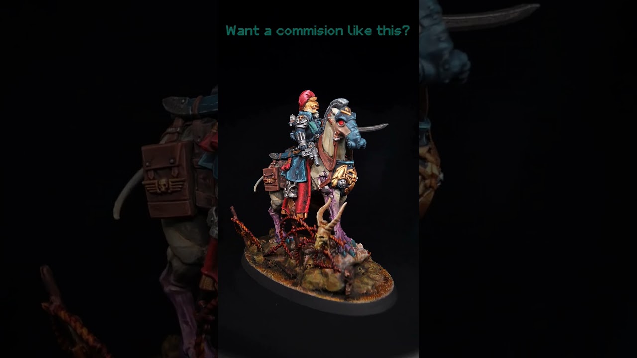 #warhammer40k #commission #miniaturepainting #figure #scalemodel Lord Marshal Dreir commission