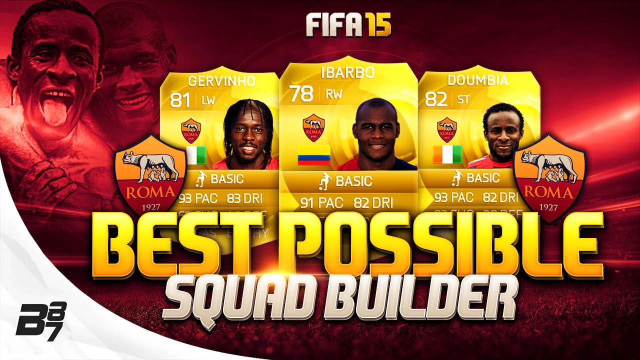 FIFA 15 | BEST POSSIBLE AS ROMA BUILDER w/ IBARBO AND DOUMBIA