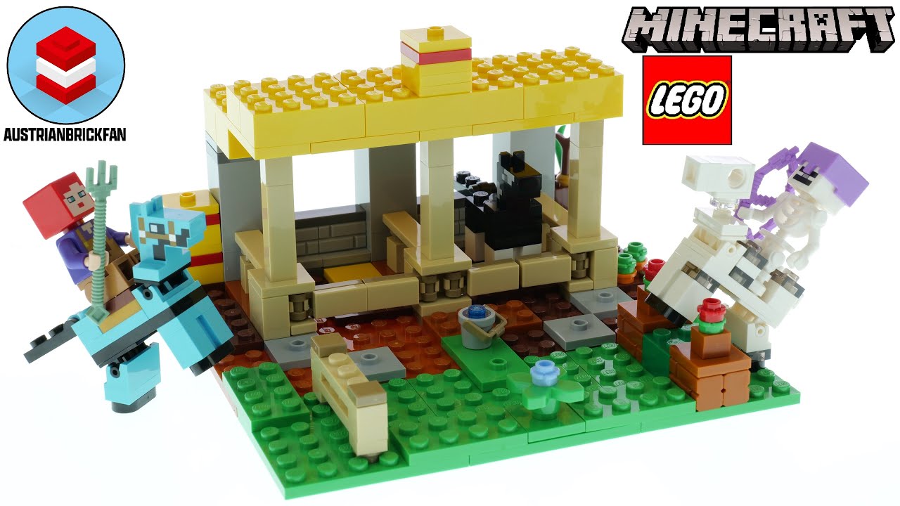 LEGO Minecraft 21171 Stajnia dla koni &ndash; szybki montaż &ndash; AustrianBrickFan