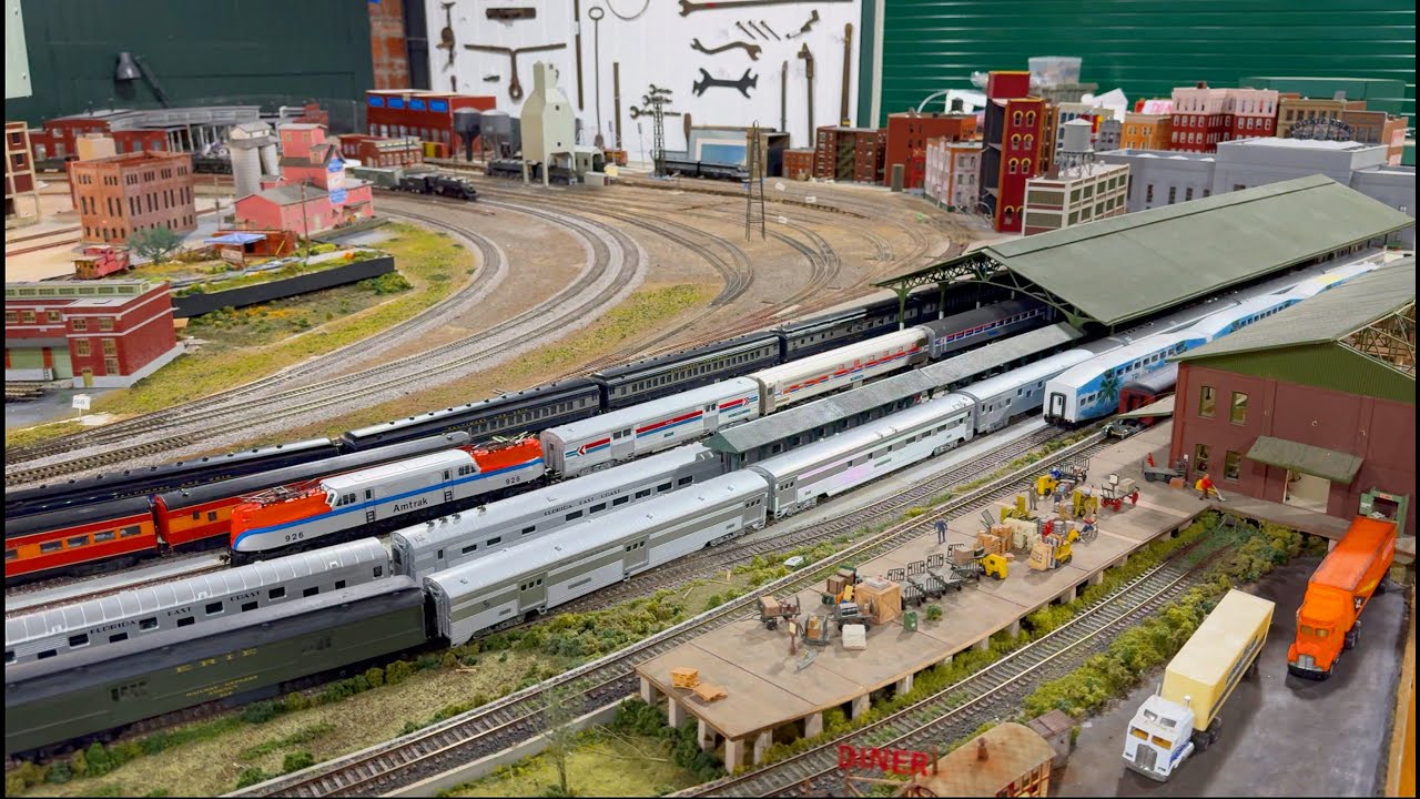 The South Florida Railway Museum HO Scale Model Train Layout