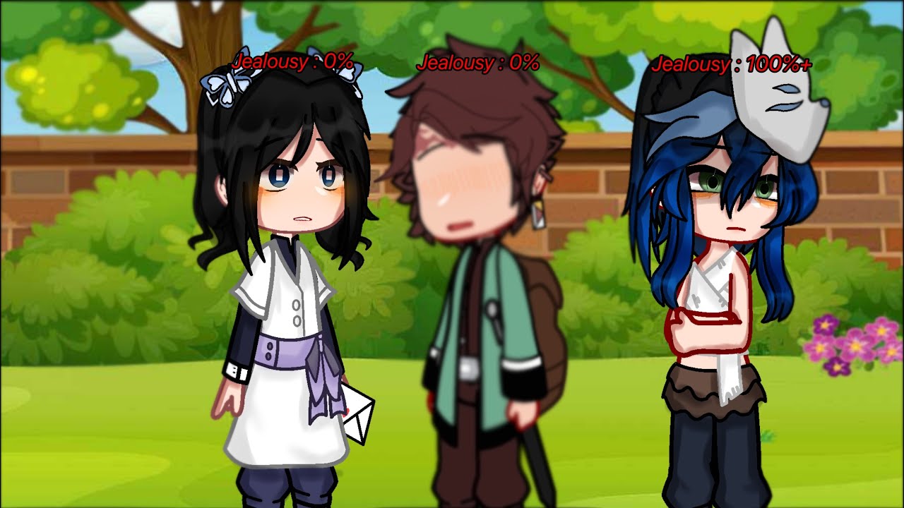 &ldquo;jealousy level&rdquo; | meme/trend | KNY | Aoi x Inosuke | Read Desc. |