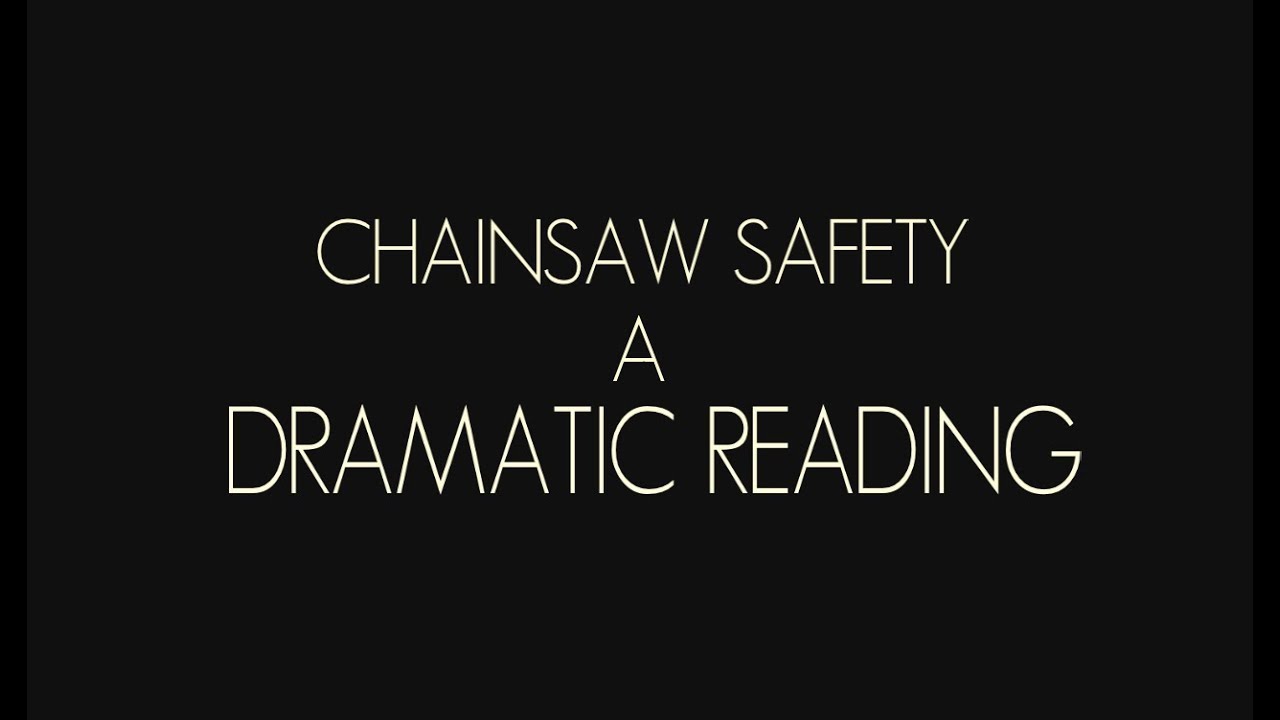 Funny Warning Labels: Chainsaw Safety
