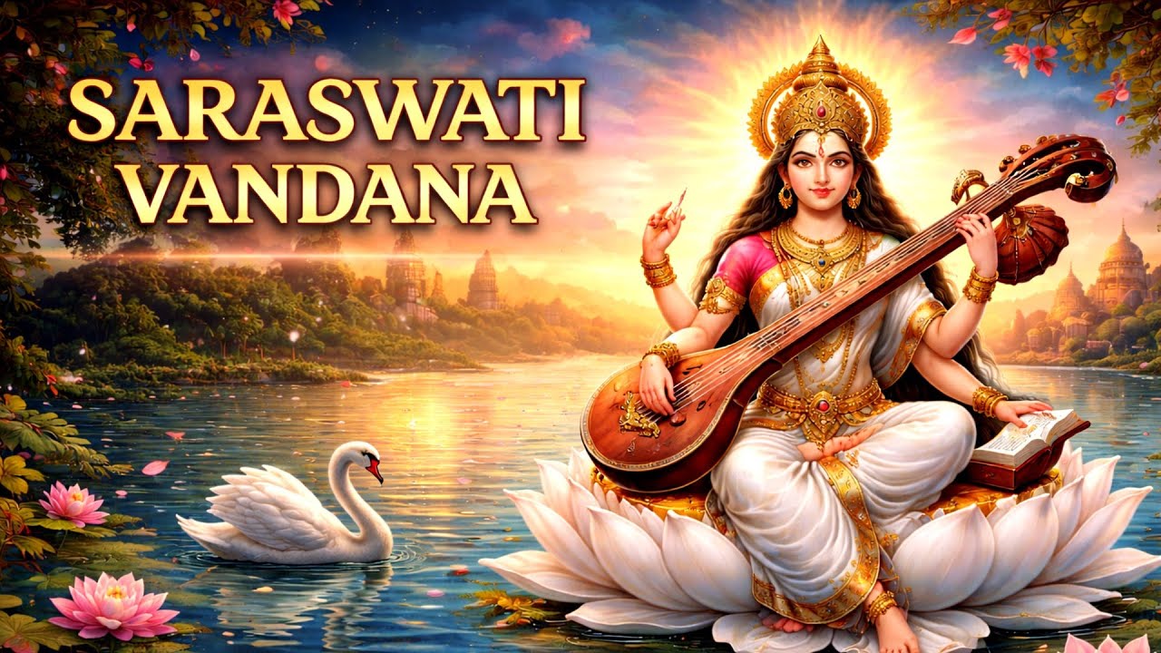 Saraswati Vandana | Ya Kundendu + Neel Saraswati Stotra | For Knowledge & Wisdom