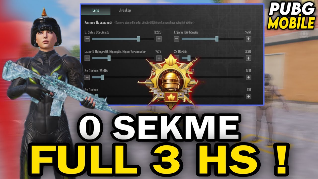 HER TÜRLÜ SPRAY ATTIRAN HASSASİYET VE BÜTÜN AYARLAR ! | PUBG MOBİLE
