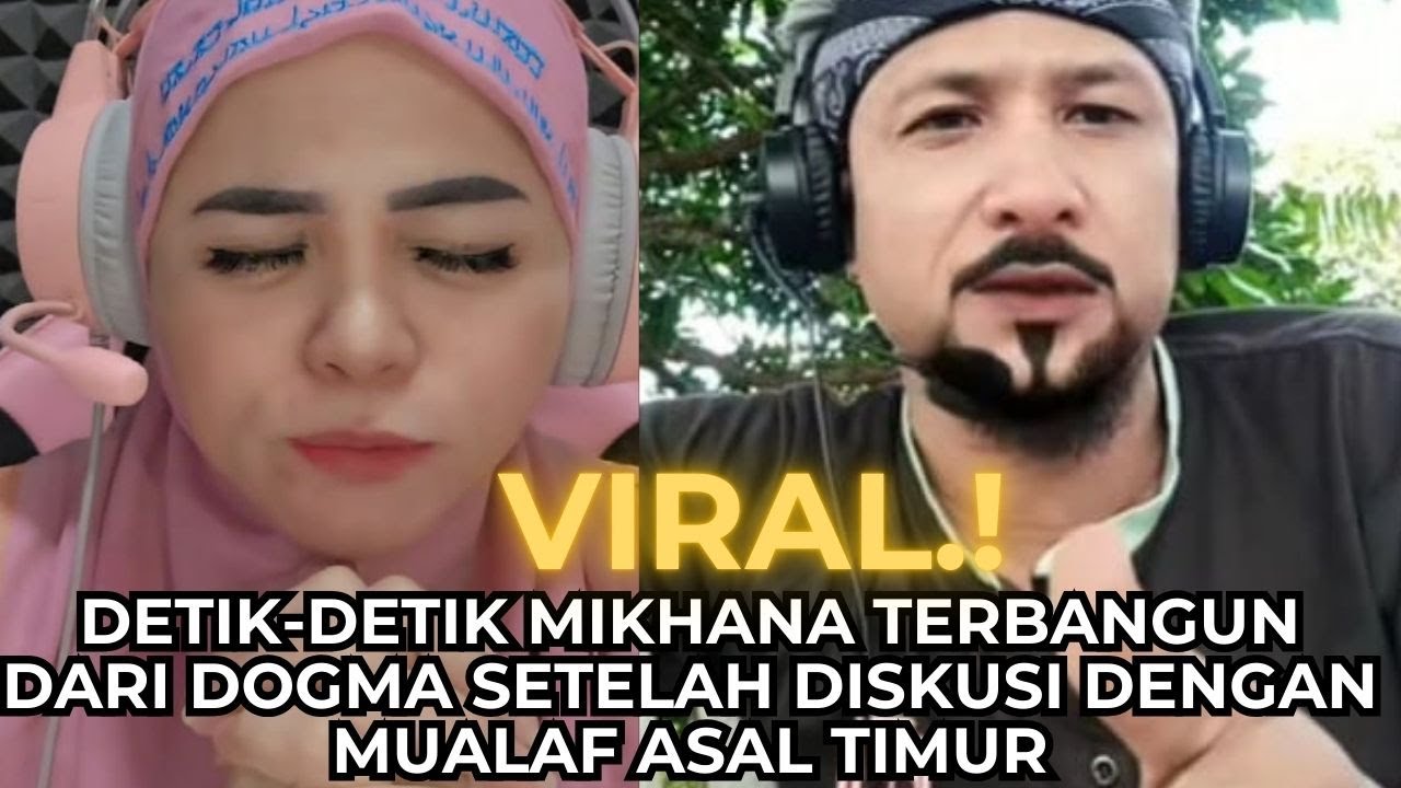 Viral. ‼️ Mikhana Terbangun Dari Dogma Gereja Setelah Debat Sengit Dengan Seorang Muamaf Asal Timur.